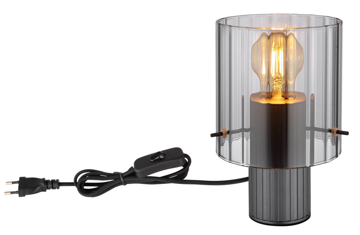 Lampe à poser Tulivar grise