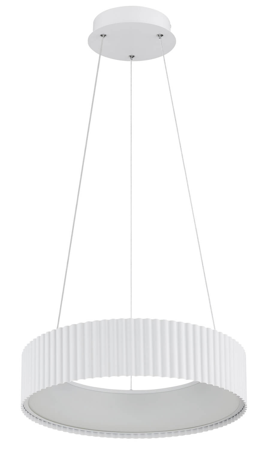 Suspension Kemp blanche mat