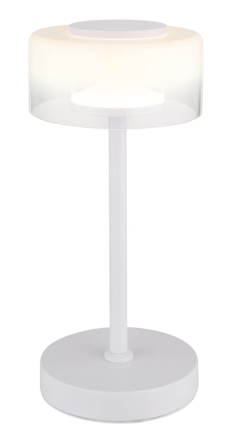 Lampe à poser Belinda blanche mat