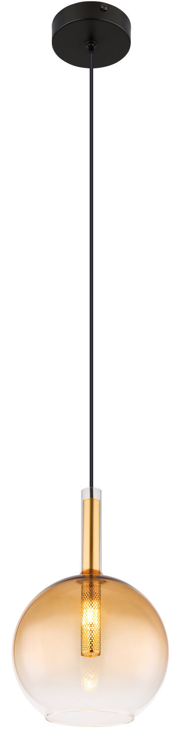 Suspension Lopusa noire mat (16044H1)