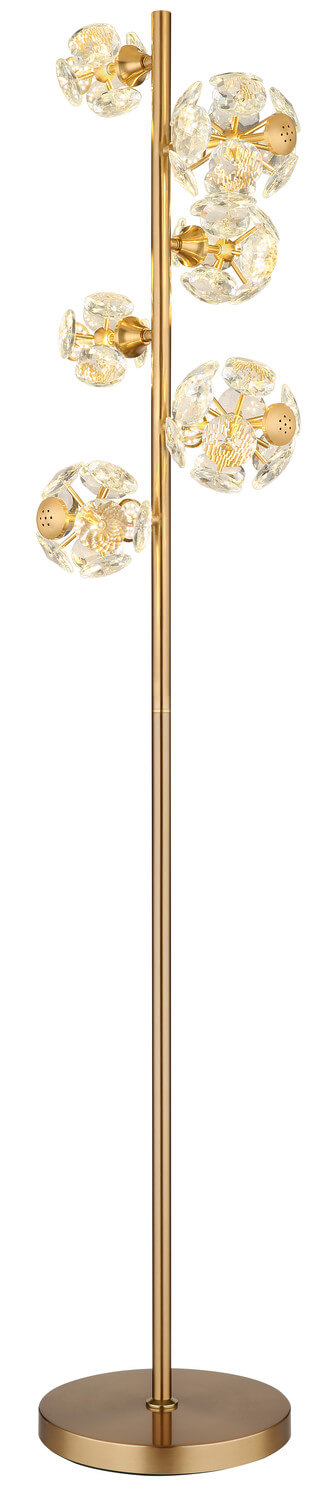 Lampadaire Virina doré