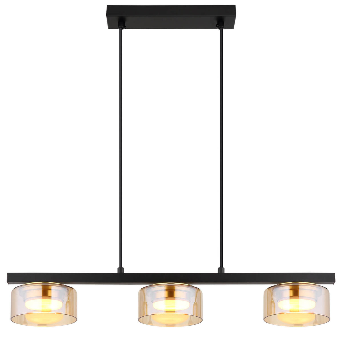Suspension Higgins noire mat (16055-3HG)