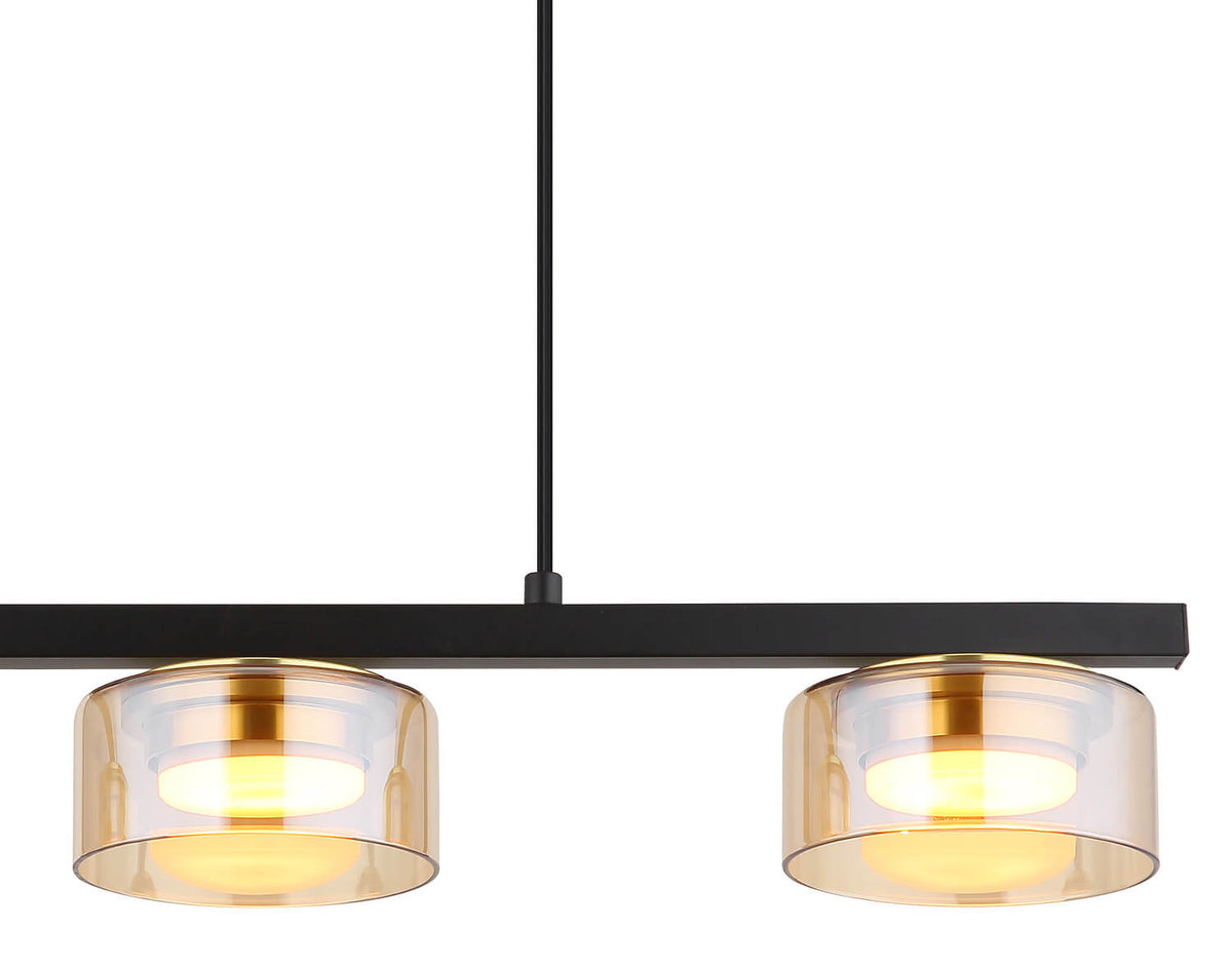 Suspension Higgins noire mat (16055-3HG)