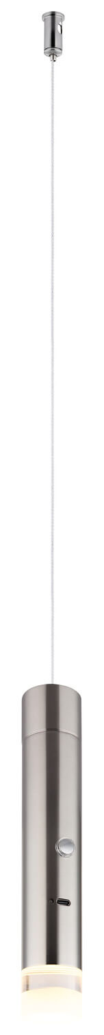 Suspension Pelo nickel satiné