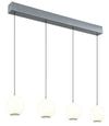 Suspension Simmons grise, H 150 cm (16062-4H)