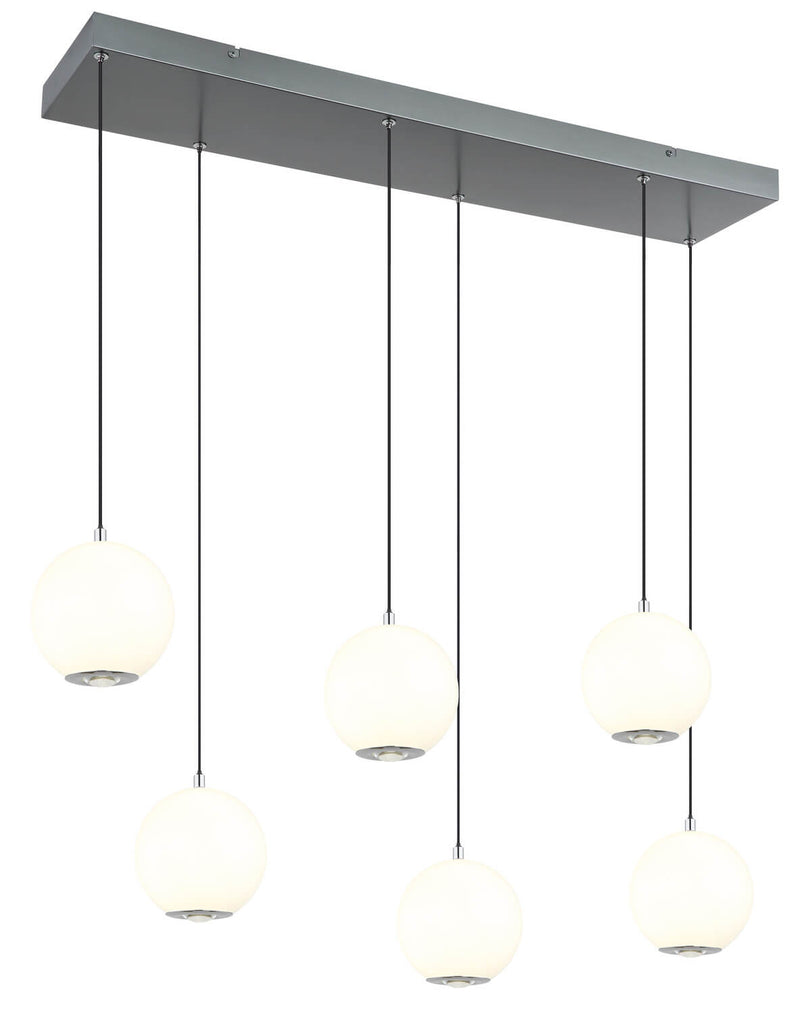 Suspension Simmons grise, H 150 cm (16062-6H)