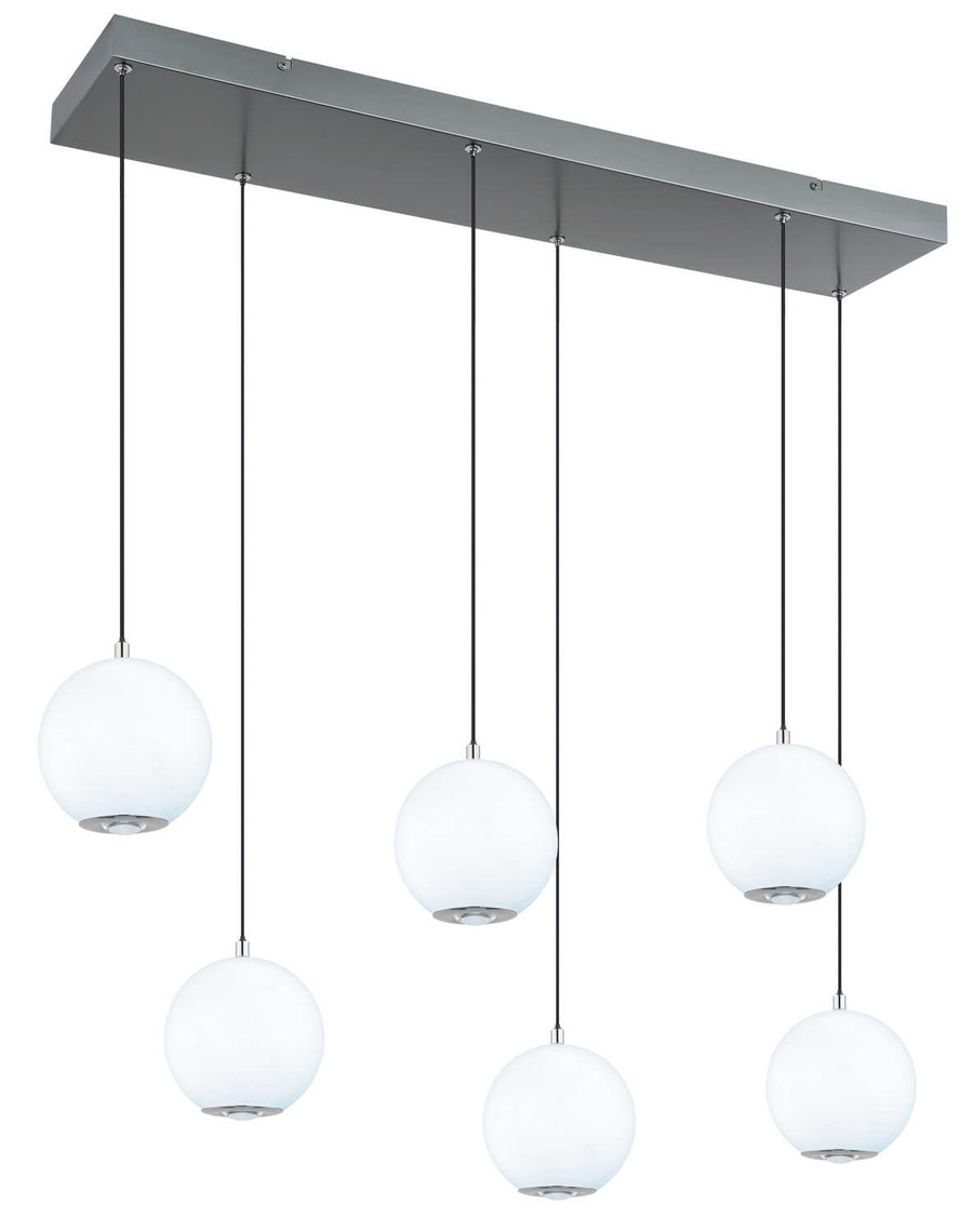 Suspension Simmons grise, H 150 cm (16062-6H)