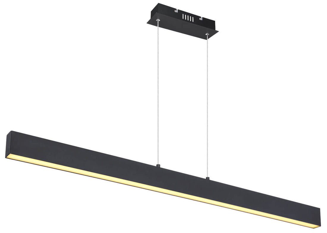 Suspension Verena noire mat
