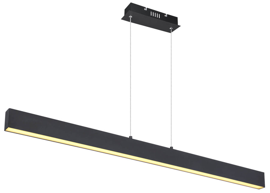 Suspension Verena noire mat
