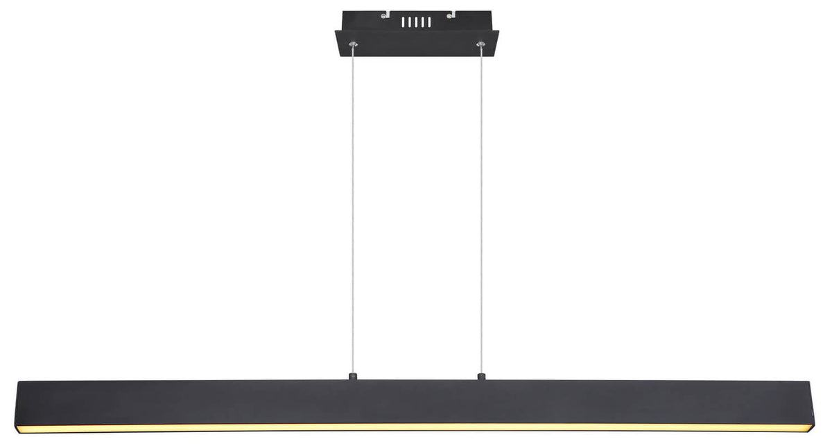 Suspension Verena noire mat