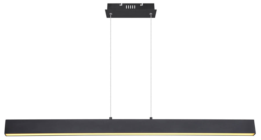 Suspension Verena noire mat