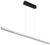 Suspension Dentsy noire mat, L 150 cm
