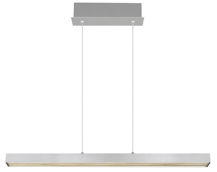 Produit présenté de face, câbles tendus et diffuseur LED bien aligné