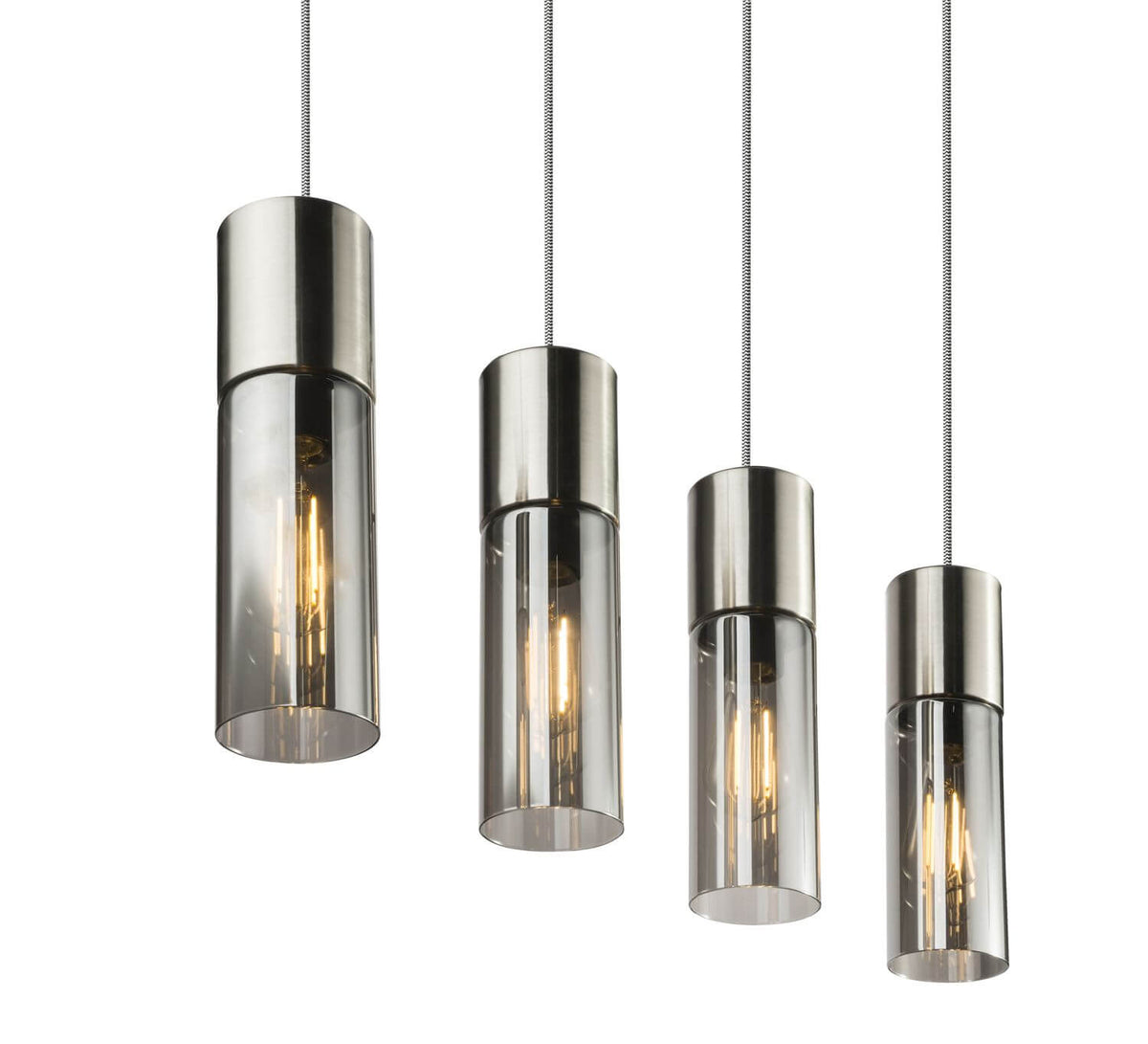 Suspension Annika nickel satiné