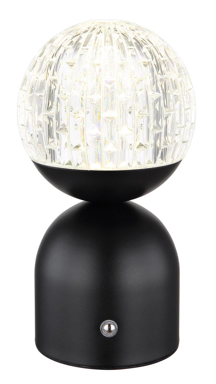 Lampe à poser Julsy noire mat, H 20 cm