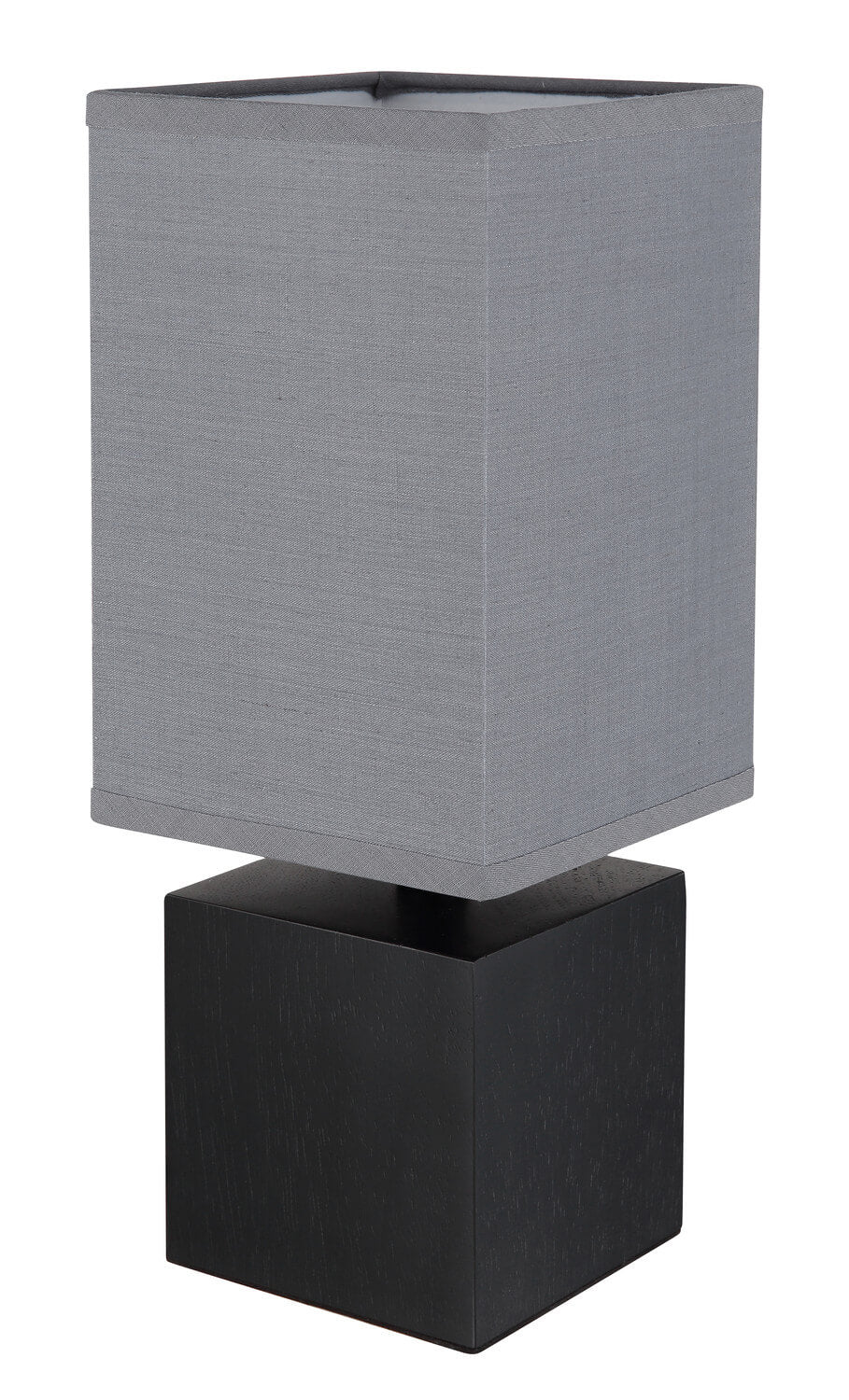 Lampe à poser Valentino noire et bois