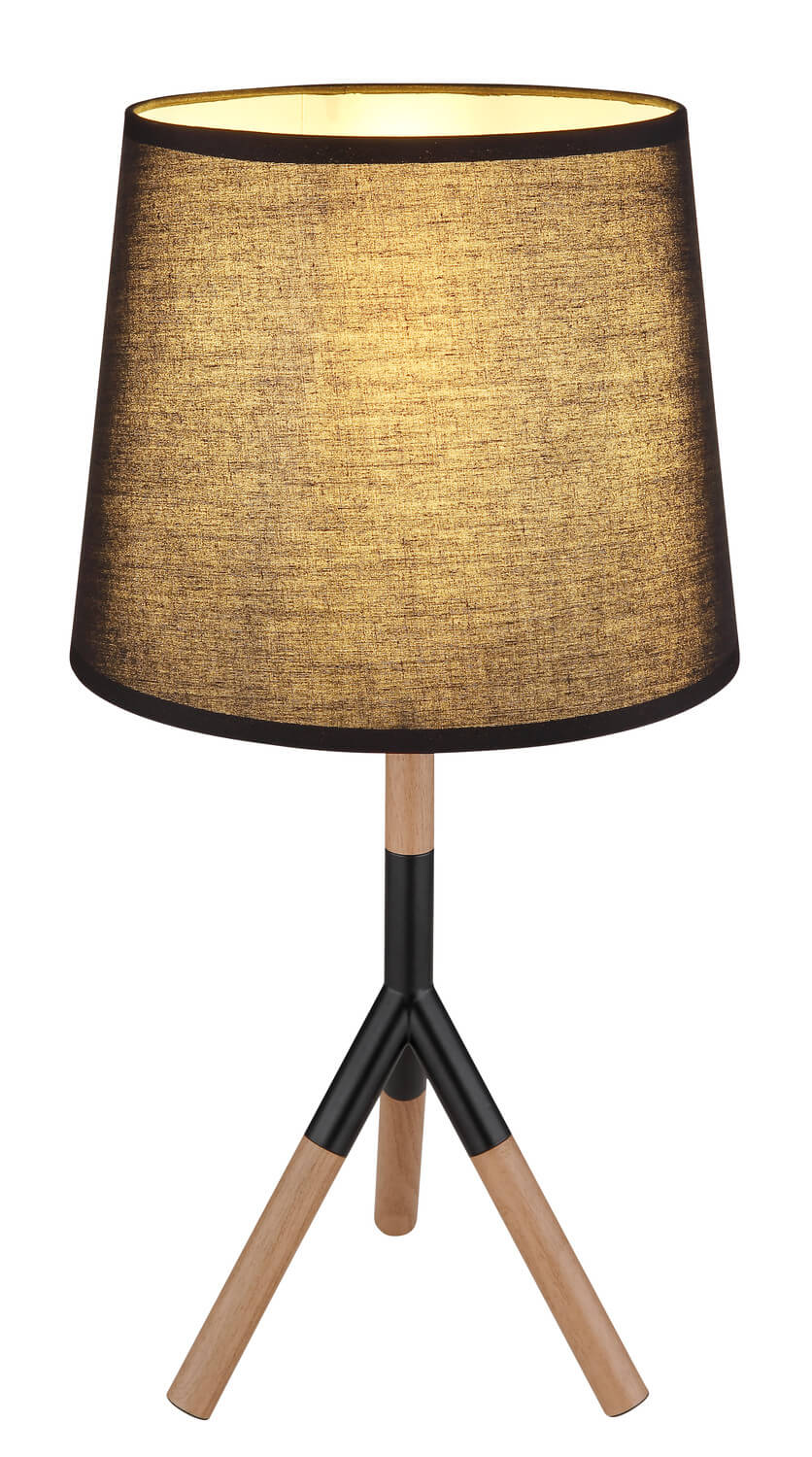 Lampe à poser Kikki noire mat
