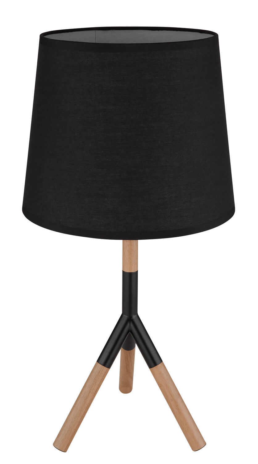 Lampe à poser Kikki noire mat