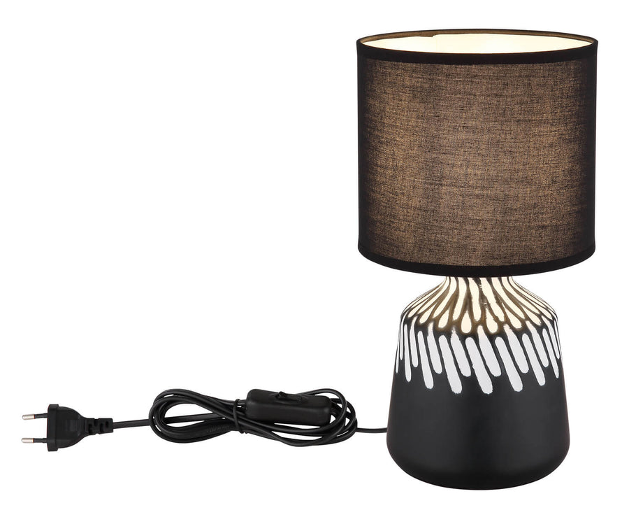 Lampe à poser Rela noire