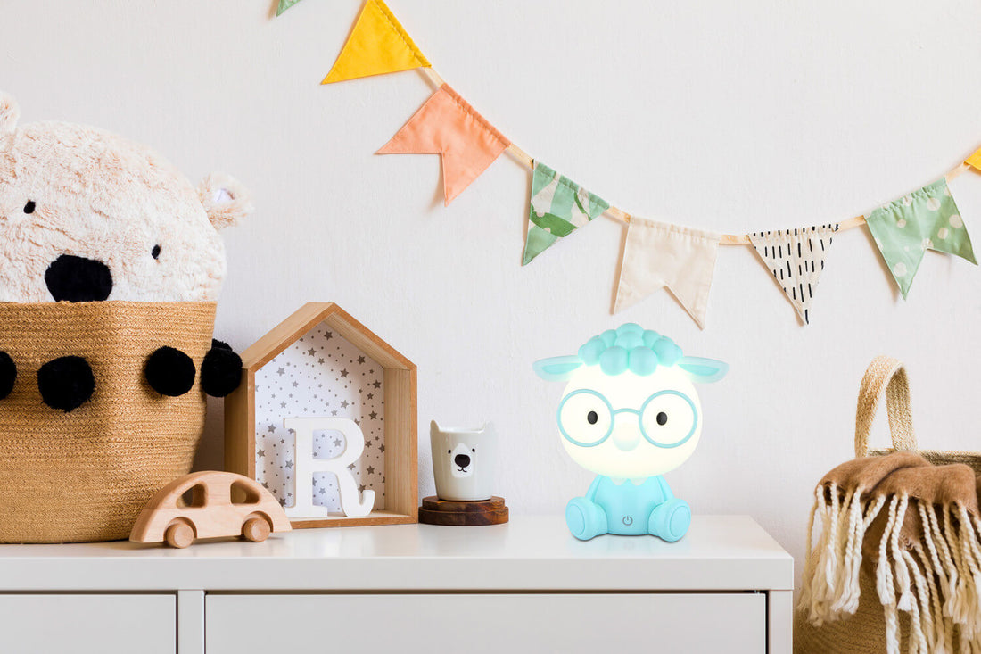 Lampe à poser Sheepy bleu