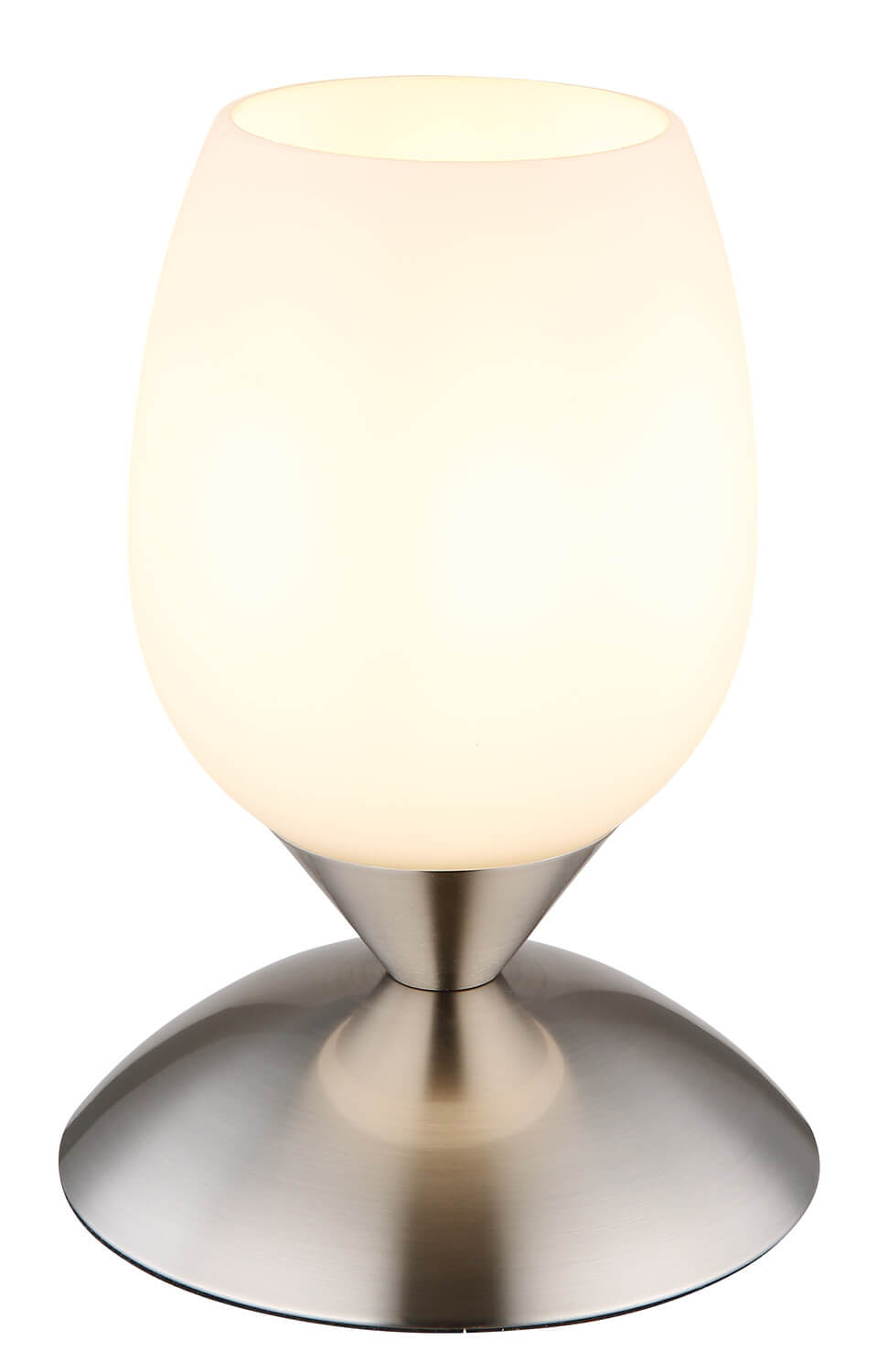 Lampe à poser Kuwaita nickel satiné