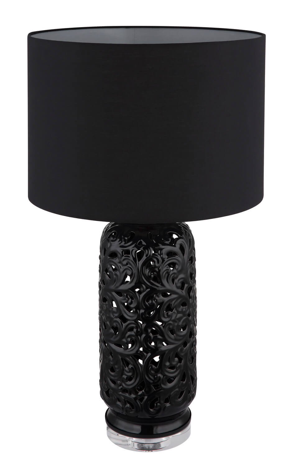 Lampe à poser Sebastian noire mat