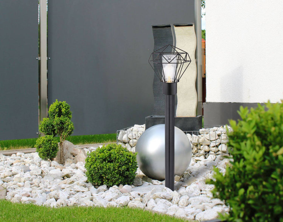 Luminaire extérieur Horace noir et inox
