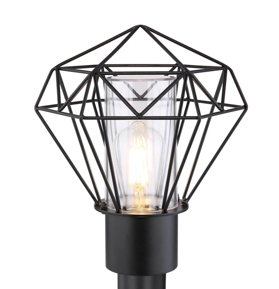 Luminaire extérieur Horace noir et inox
