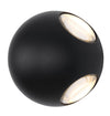 Luminaire extérieur Slice noir mat et aluminium