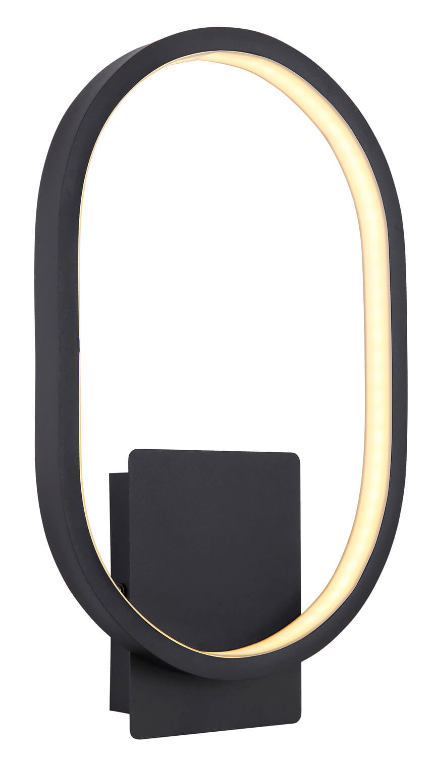 Luminaire extérieur Naggy noir mat