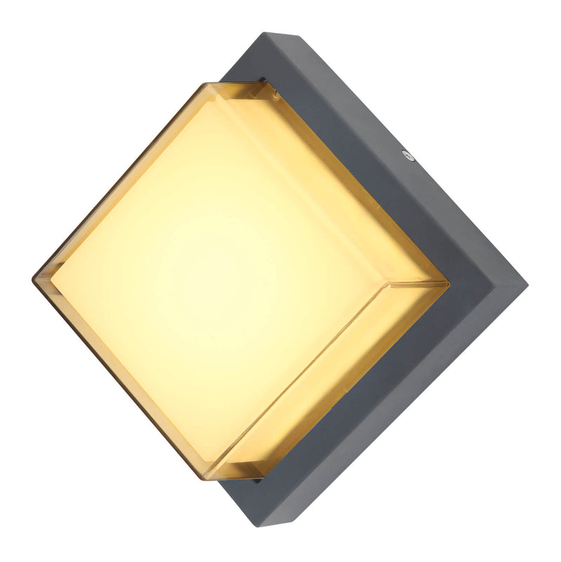 Luminaire extérieur Jalla anthracite et aluminium