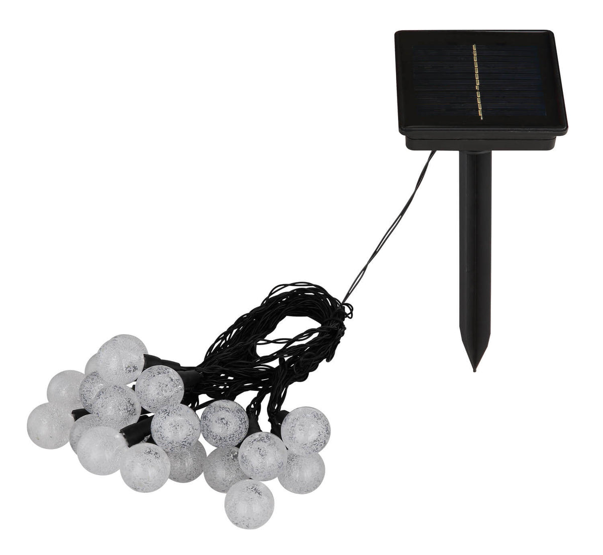 Guirlande lumineuse Solar noire mat