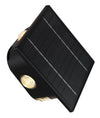 Luminaire extérieur noir, H 13,1 cm