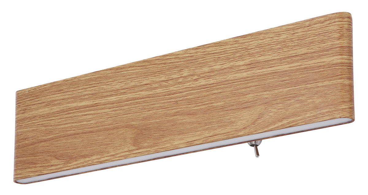 Applique murale Siegfried bois, L 29,5 cm