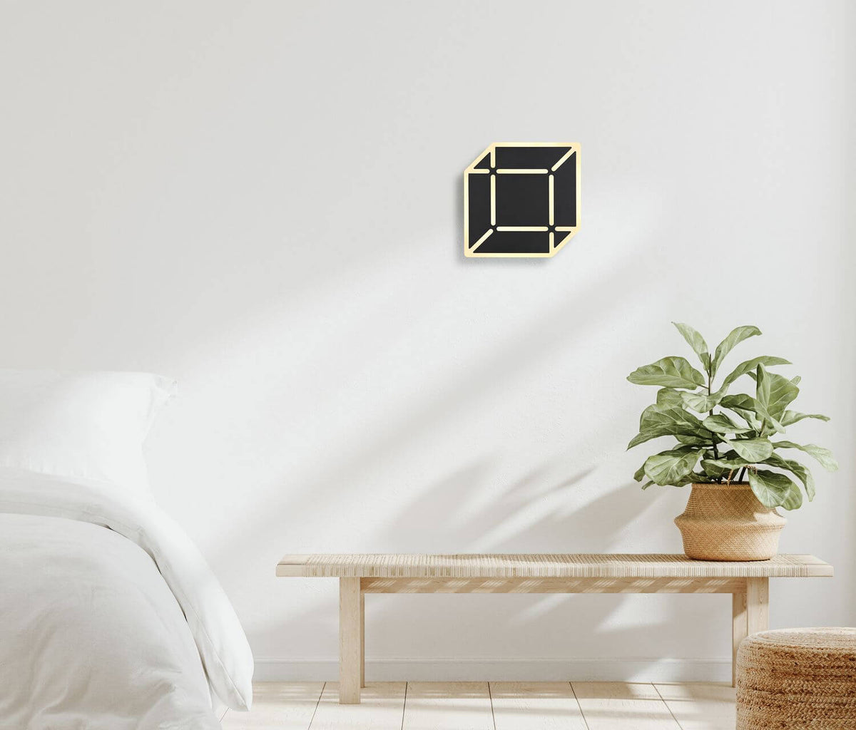 Applique murale Xolli noire mat