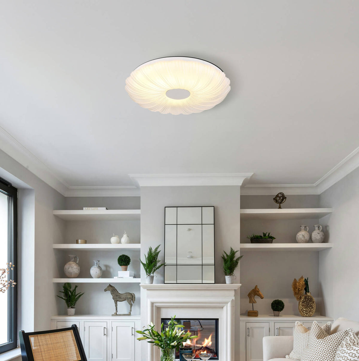 Plafonnier Cavendish blanc