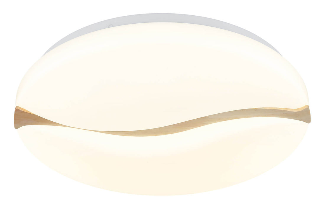 Plafonnier Leticia blanc, Ø 39 cm