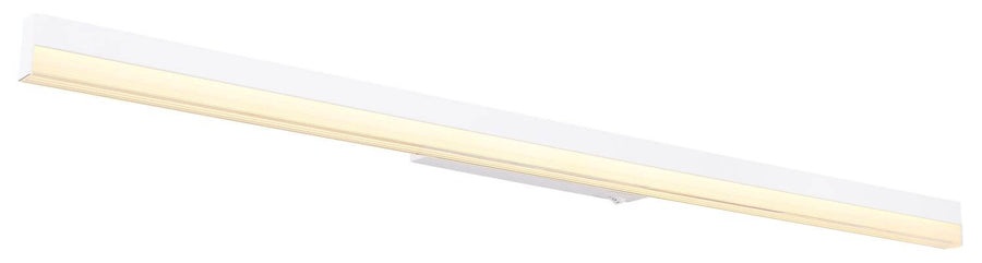 Produit vu de face, détail du diffuseur lumineux et du profil blanc