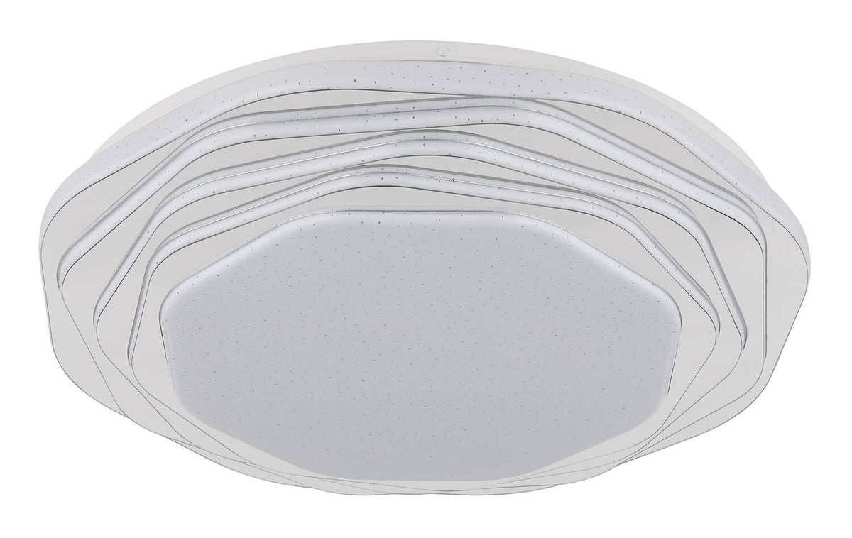 Plafonnier Flordelis blanc mat