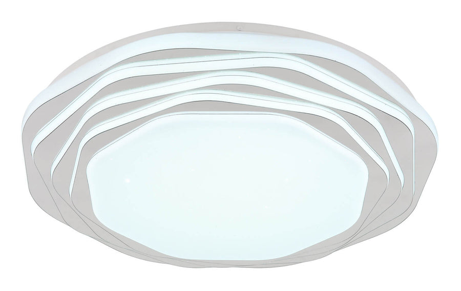 Plafonnier Flordelis blanc mat