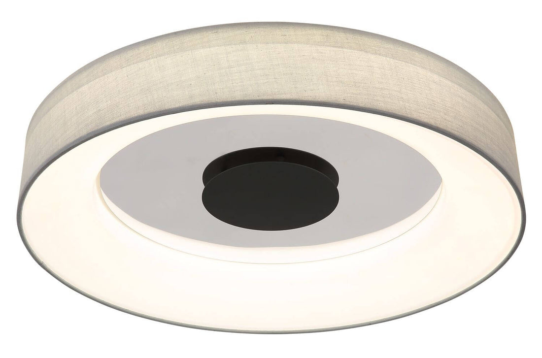 Plafonnier Terpsa blanc mat, Ø 46,8 cm
