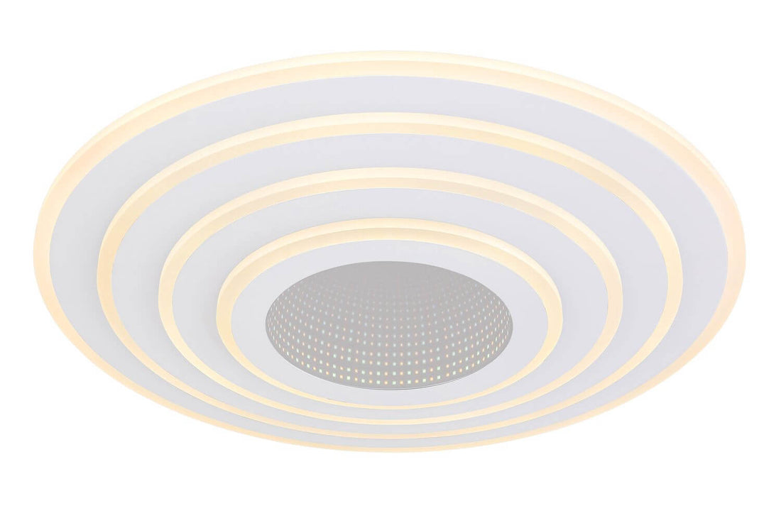Plafonnier Jocelyn blanc mat, Ø 42 cm