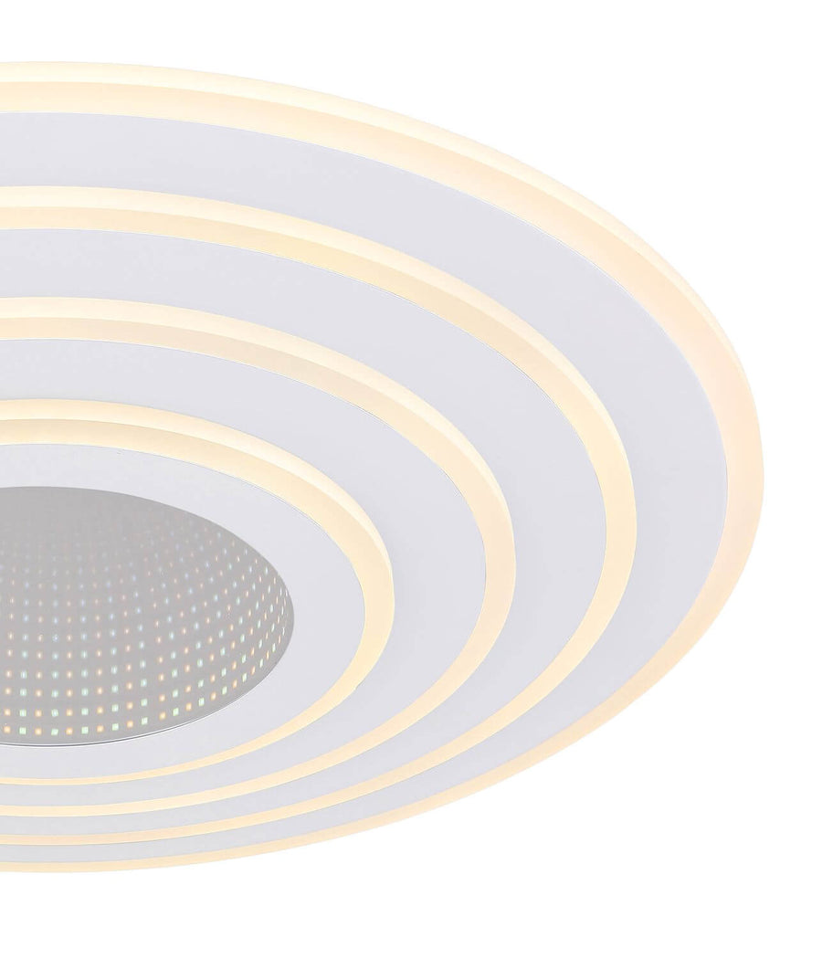 Plafonnier Jocelyn blanc mat, Ø 42 cm