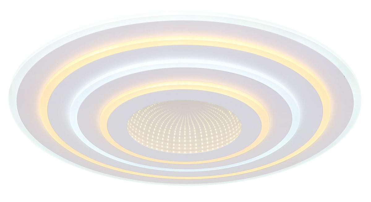 Plafonnier Jocelyn blanc mat, Ø 70 cm
