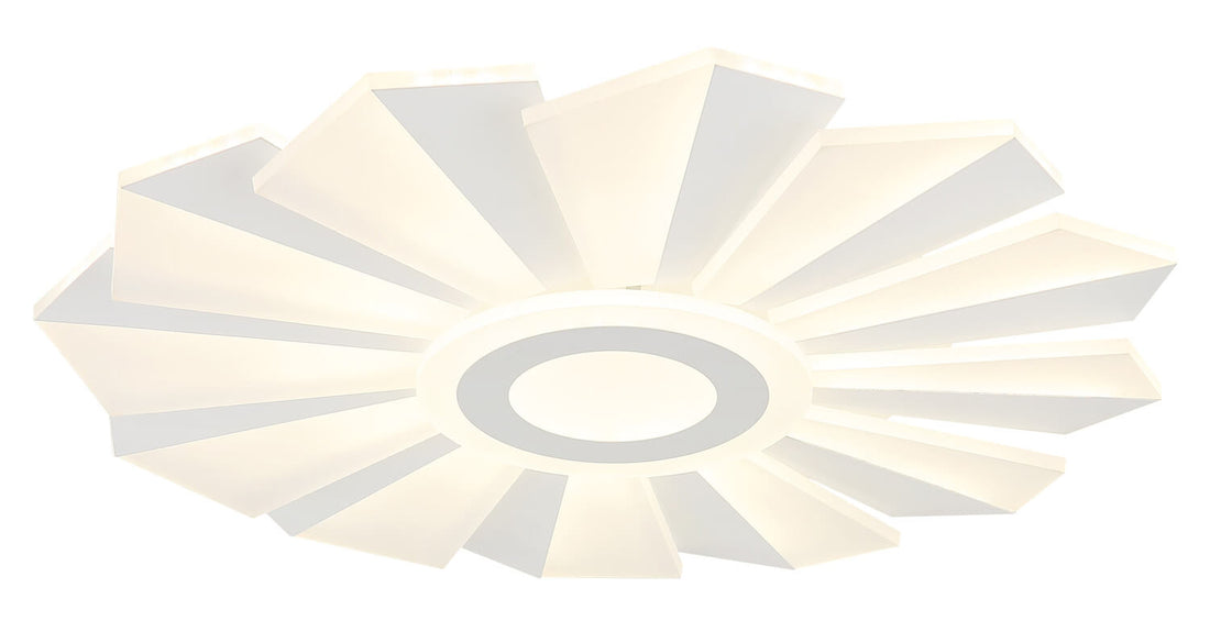 Plafonnier Alwina blanc mat