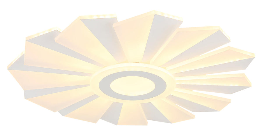 Plafonnier Alwina blanc mat