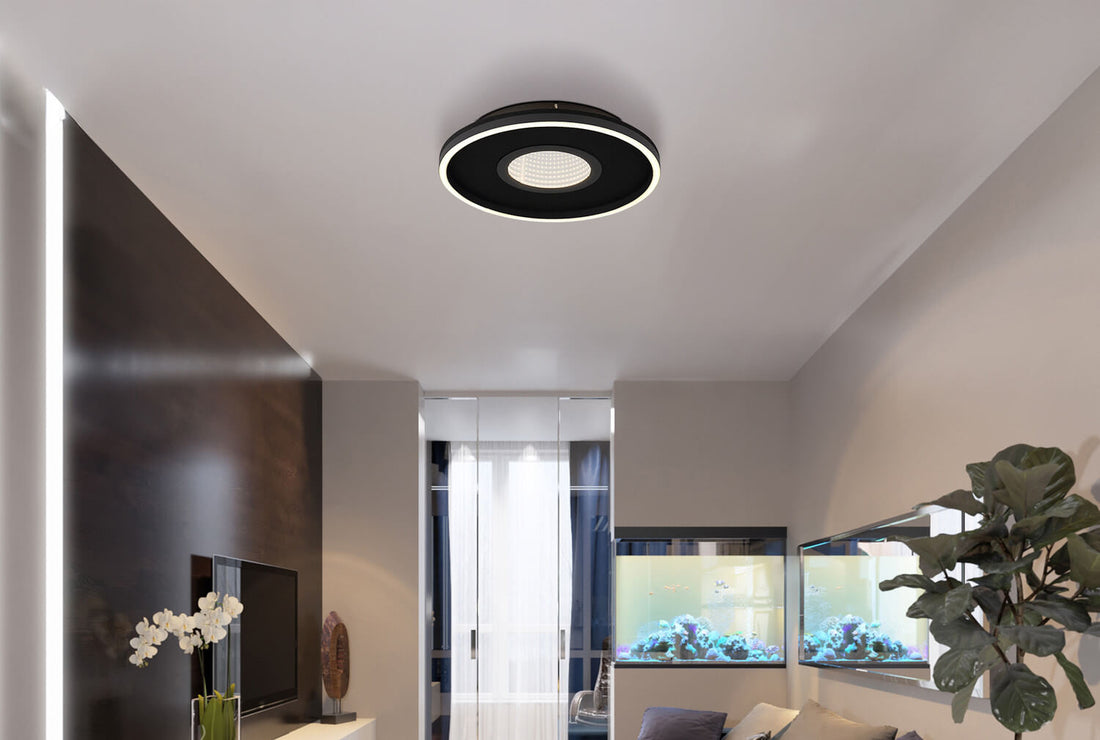 Plafonnier LED | Emory Noir