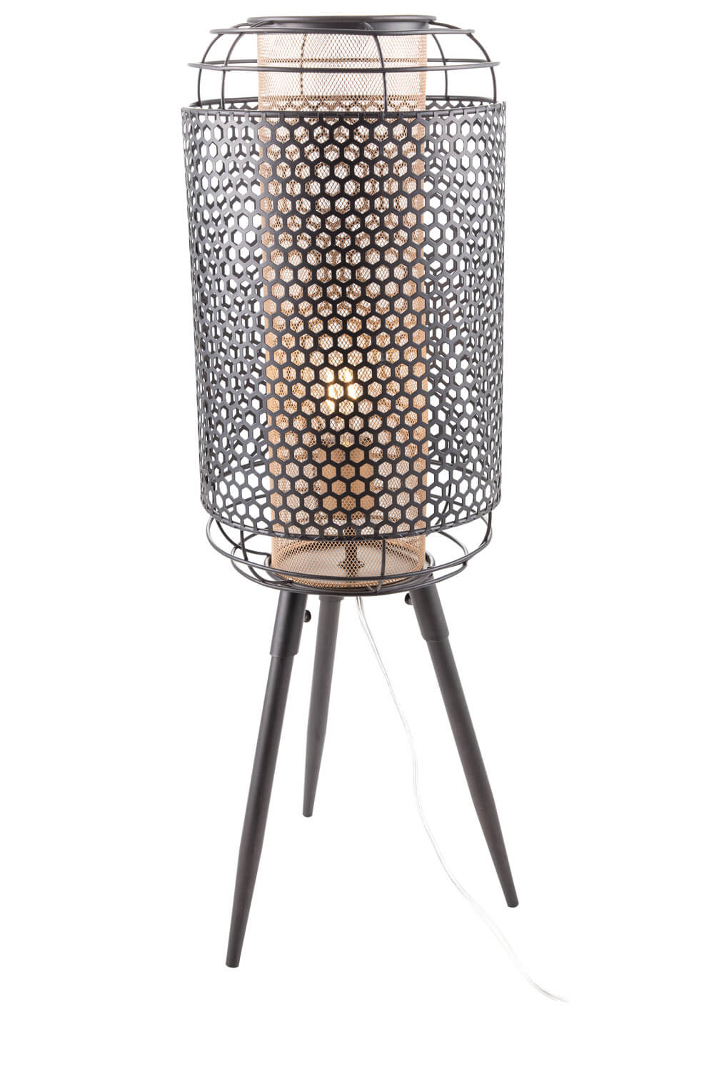 Lampe à poser Denton noire mat