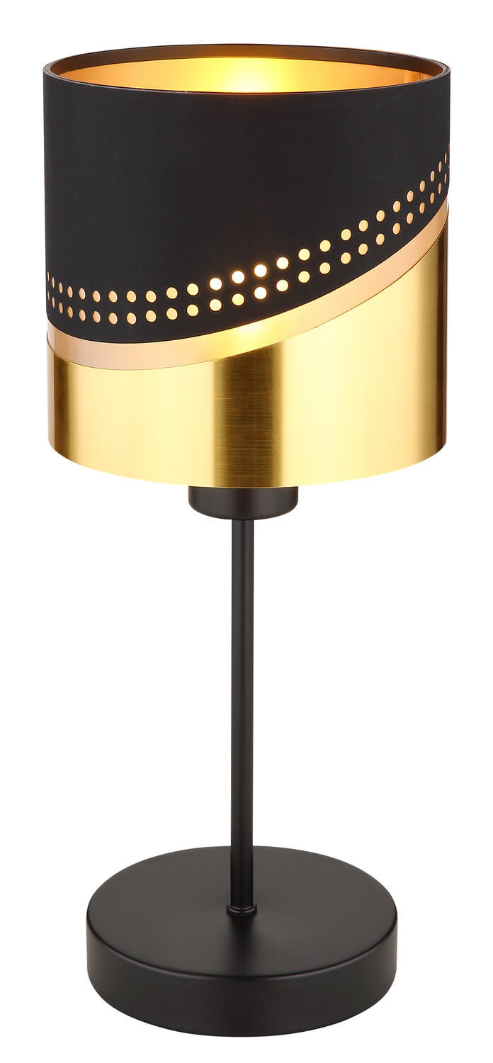Lampe à poser Or noire mat
