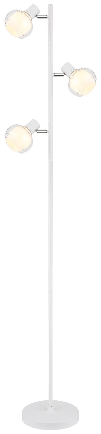 Lampadaire Tokki blanc mat
